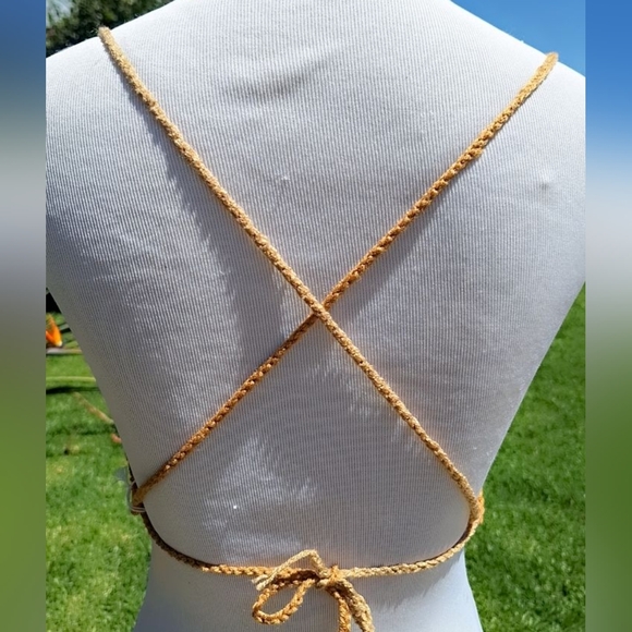 Handmade Crochet crop Top, summer - Picture 3 of 3